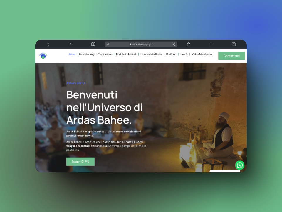 ardasbaheeyoga.it Mockups Case Study